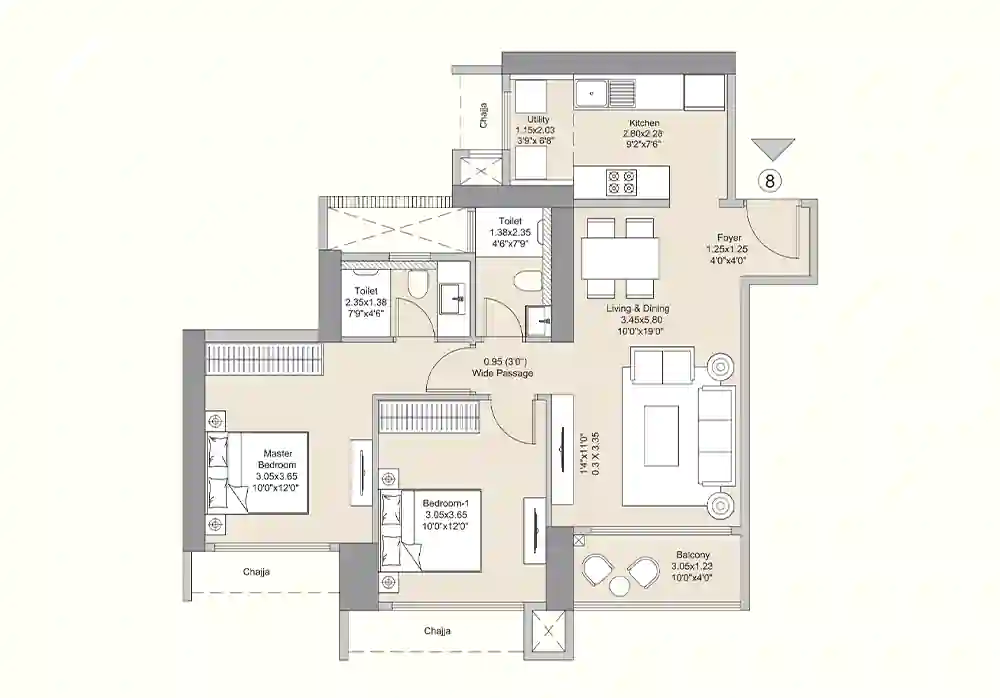 2 BHK
