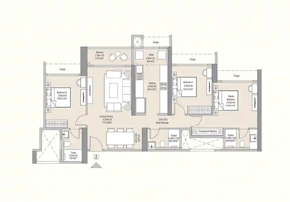 3 BHK